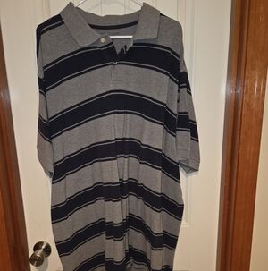 Faded Glory XXXL Blue & Gray Y2K Cholo Shirt